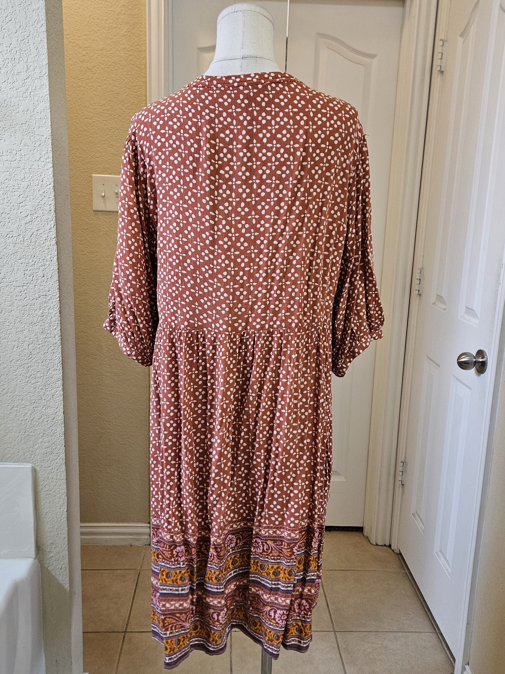Knox Rose Boho Peasant Dress – Size Medium - Picture 9 of 12
